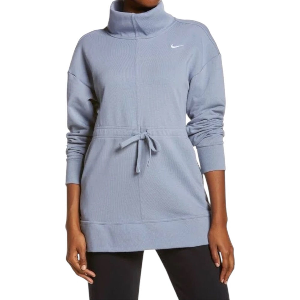 NWT Nike Dri-FIT Get Fit Pullover Training Sweatshirt Periwinkle Blue